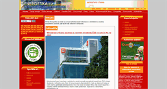 Desktop Screenshot of energetika.cz